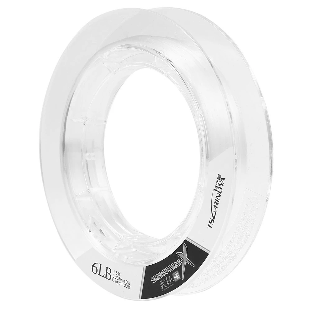 

Japan Material 100m Transparent Carbon Fish Line Fluorocarbon Fishing Wire