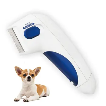 

Dropship Dog Electric Flea Brush Head Lice Comb for Pet Cat Flea Capture Comb Pet Filter Lice Treatment Removes Lice