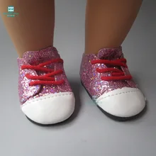 7 см игрушечные лошадки обувь для малышей кроссовки с лампочками 45 Американский куклы и новорожденных интимные аксессуары