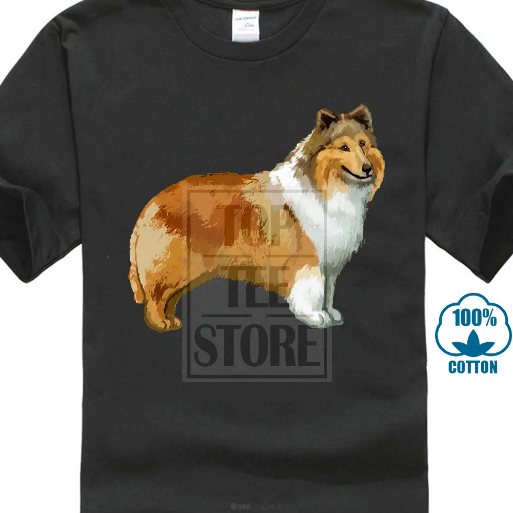 Designer T Shirts Tall Shetland Sheepdog Dog T Shirt