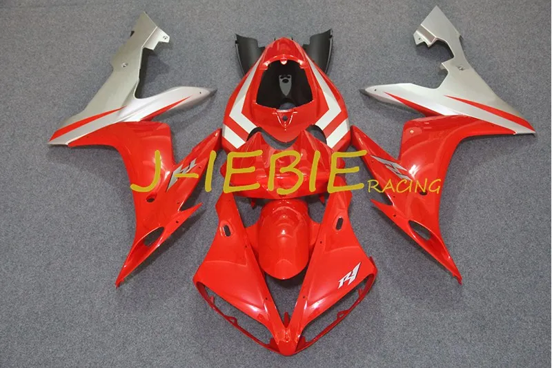 

Red silver Injection Fairing Body Work Frame Kit for Yamaha YZF 1000 R1 2004 2005 2006