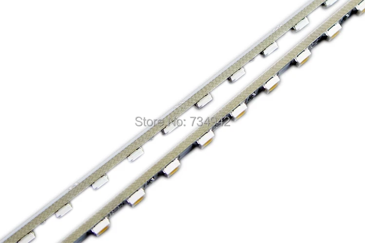 Супер тонкий 19,7 дюймов 4 мм SMD3528 теплый белый жесткий Светодиодные ленты освещения 72 светодиодный s светодиодный rigig свет для светового короба светодиодный жесткой полосы света