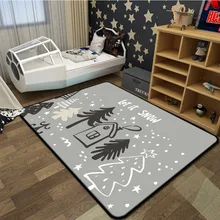 Рождественские серии ковер гостиная и спальня коралловый флис мягкий диван домашний коврик одеяла коврики Детский коврик в ванную подарок