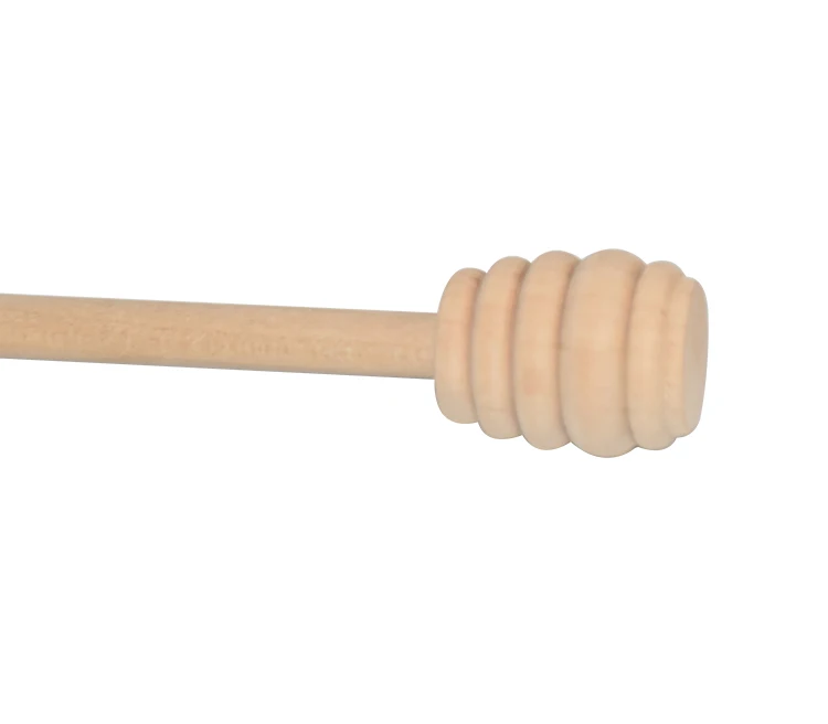 10Pcs Wooden Honey Jam Stick Wood Spoon Stir Bar for Mixing Splash Beekeeping Tool 14cm Bee Equipment Wholesale