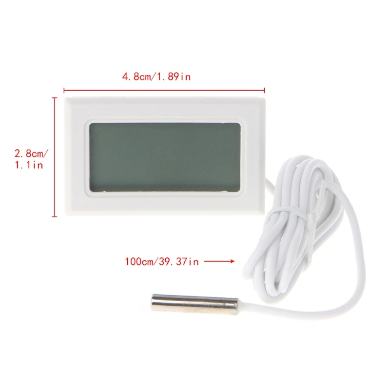 

LCD Digital Thermometer Temperature Sensor Water Temperature Meter With Probe