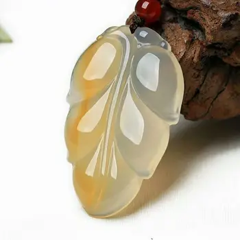 

Natural Chalcedony Agate Pendant Necklace Sweater Chain Jewelry Gift Wholesale