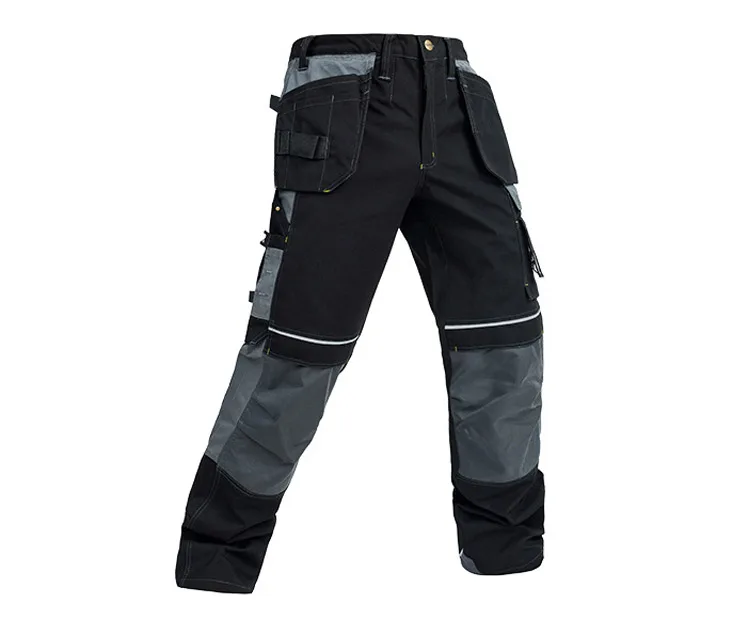 Men Working Pants Cotton Wear-resistant Multi pockets Work trousers Autumn Winter Worker Mechanic Factory Functional Cargo Pants  (1)