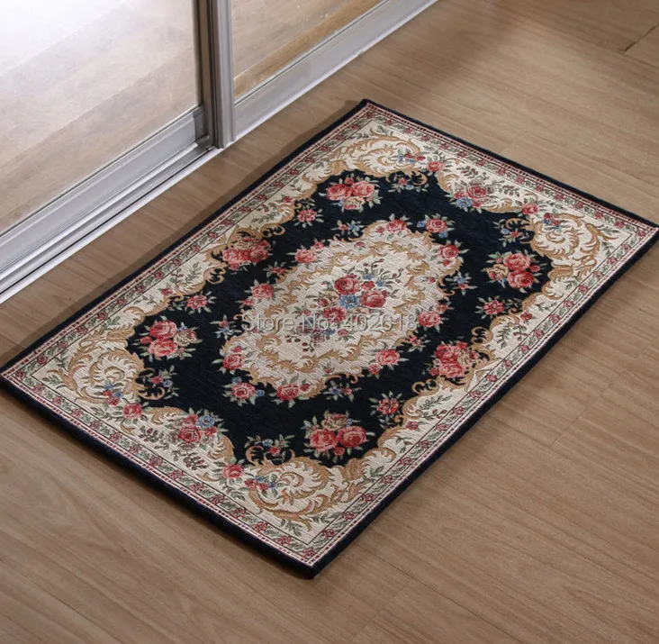 1pcs Lot Room Carpet Pastoral Style Rug Floor Mat Size 40x60 50x80cm European Style Anti Slip Wholesale Floor Piano Mat Floor Foam Play Matflooring Ash Aliexpress