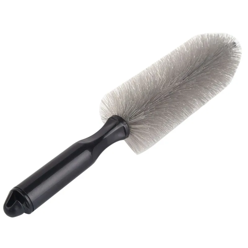 

Small Cone Tire Brush Car Wheel Hub Brush Fits Car Truck Motorcycle Bike Handle Wash Cleaning Tool Auto Accessories