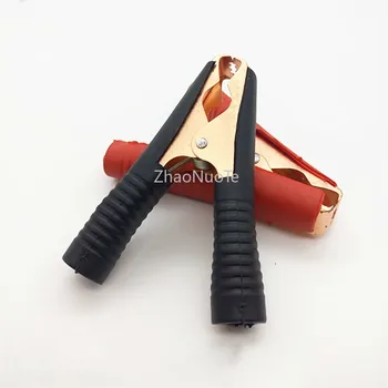 

5pcs Alligator Clip Red Black Copper Plated 100A Test Clip Car Battery Folder High Current Alligator Clip 90MM