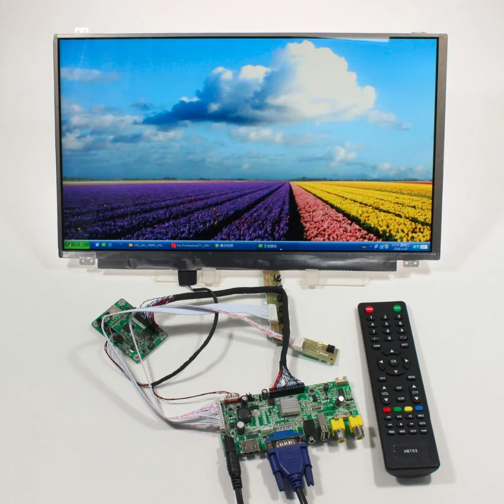 

HDMI VGA 2AV USB Audio LCD controller board VS-V59AV-V1 and 15.6inch B156HAN01.2 LP156WF4 1920x1080 lcd screen