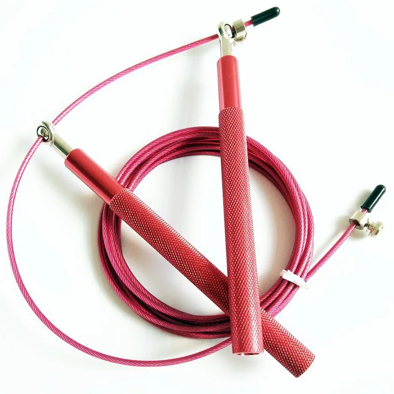 3M Speed Jump Rope Aluminium Handles Crossfit Fitness Training Workout Sports Adjustable Stainless Steel Rope Home Gym Exercise 