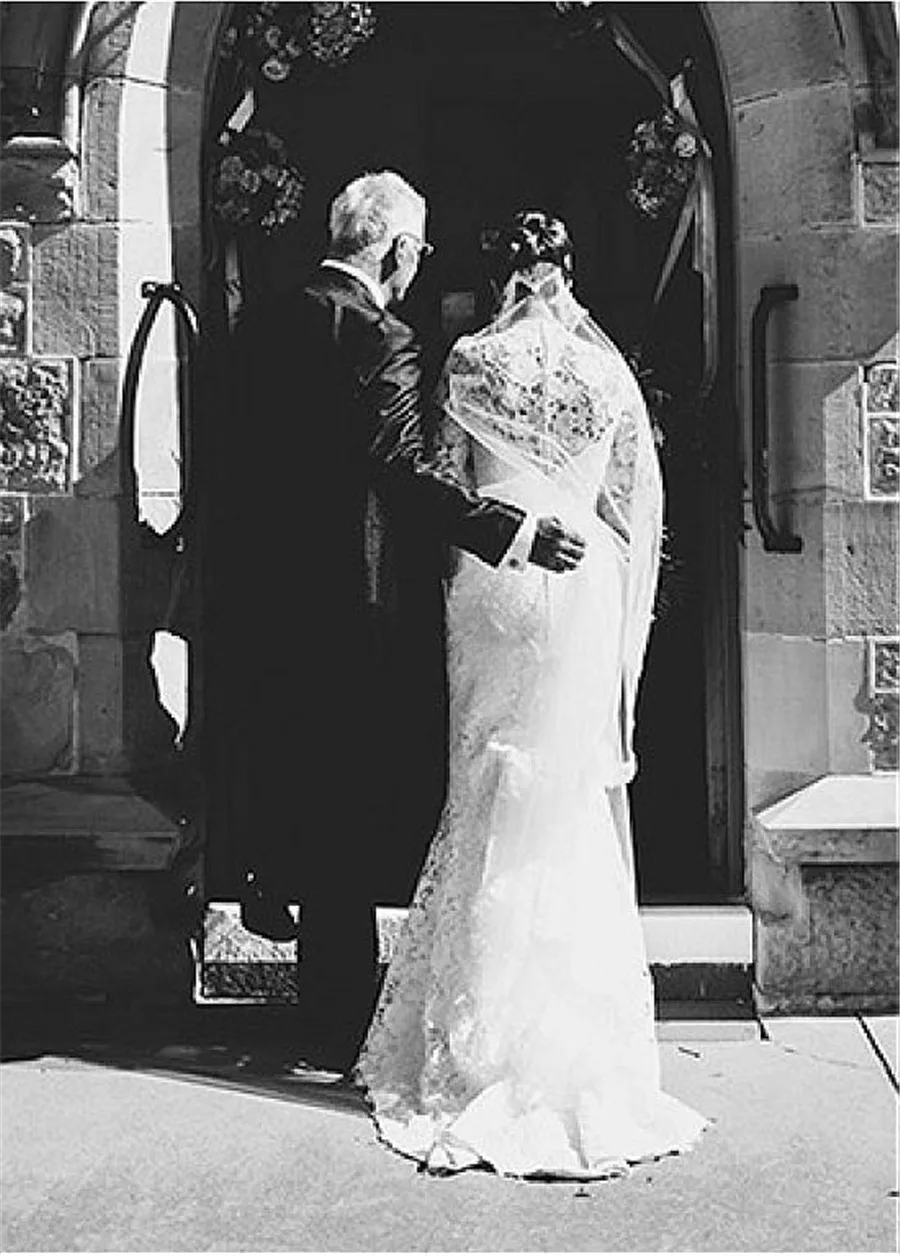 Скромный кружево Иллюзия высокий вырез облегающие Свадебные платья одежда с длинным рукавом высокое качество свадебное платье халат de bal