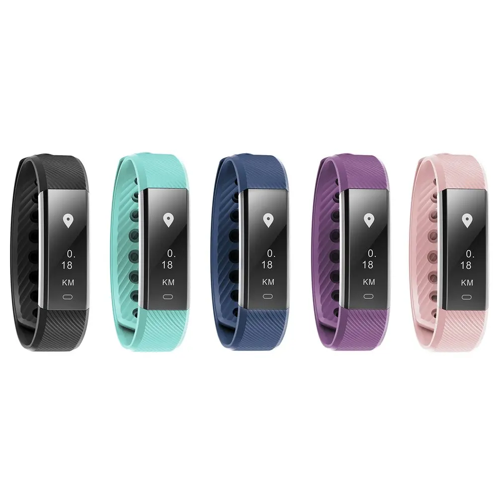

ID115 Fitness Bracelet Smart Band OLED Screen Pedometer Activity Tracker Sleep Monitor Health Sleep Smartband