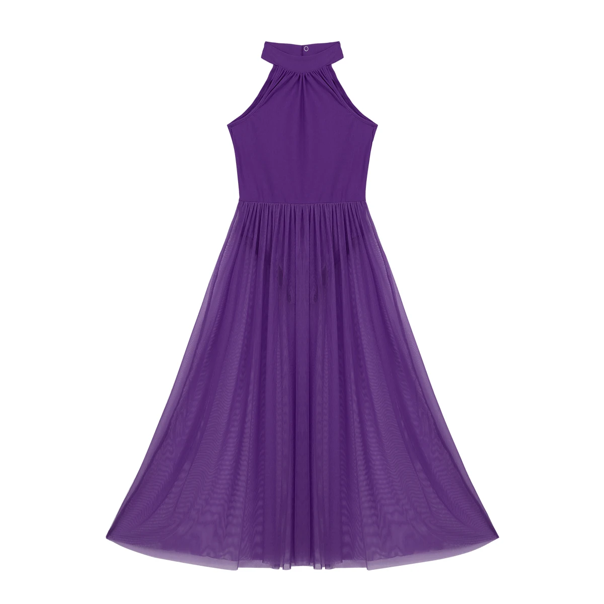 Kids Girls Sleeveless Ballet Leotard Girls Ballet Tutu Maxi Dance Dress for Celebration of Spirit Praise Lyrical Dance Costumes