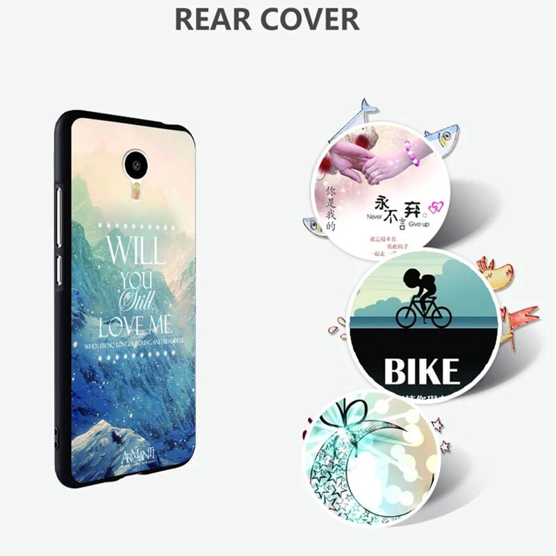 Meizu M3 Note Case Original Cover for Meizu M3 Note Case bag Cover Skin Wolf Fish Skull m3 note Fundas 100% BiNFUL 2