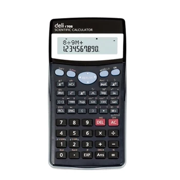 

Calculatrice Calculator Scientific Deli 1705 Large Screen Score Calculation Protective Cover With 240 Functions