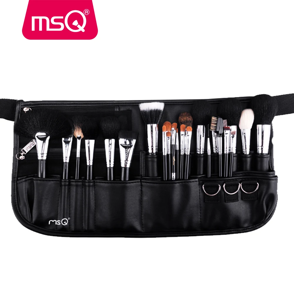 MSQ Brand 25pcs Makeup Brushes Set Soft Animal Hair Cosmetic Tool Pro Make Up Brushes Kit With High Quality PU Leather Case MSQ Brand 25pcs Makeup Brushes Set Soft Animal Hair Cosmetic Tool Pro Make Up Brushes Kit With High Quality PU Leather Case