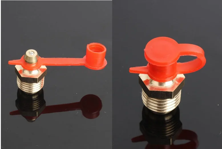 100PCS/LOT M6 M8 M10 RED Polyethylene Plastic Dust Cover Cap for Grease Gun Zerk Fitting | Обустройство дома