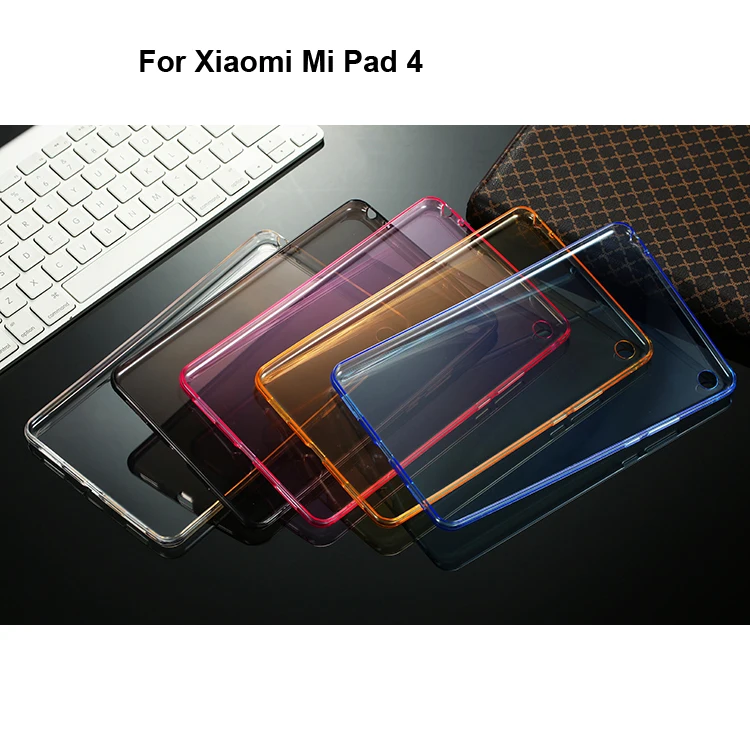 Мягкий чехол-накладка для Xiaomi mi pad 4 7 9 дюйма прозрачный защитный чехол из ТПУ Mipad