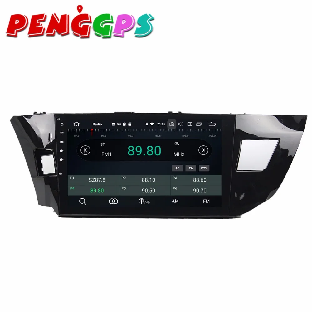 Flash Deal 2 din Car DVD Player GPS Navigation Headunit Android 8.0 7.1 For Toyota LEVIN 2013 2014 2015 Stereo Multimedia Satnav Video Auto 3