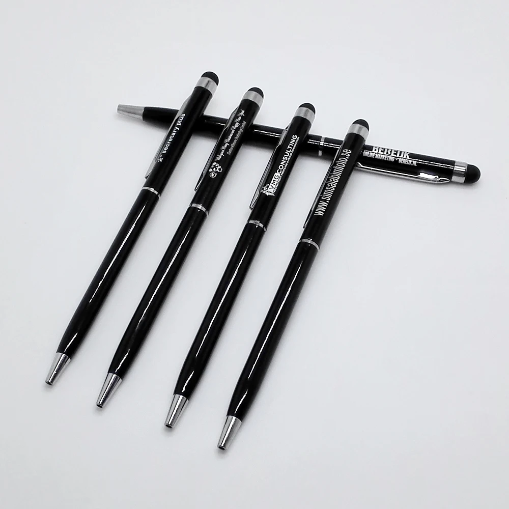 

Cute smart phone stylus pencil custom printed free with your logo and company website such as www/hilogogifts/com