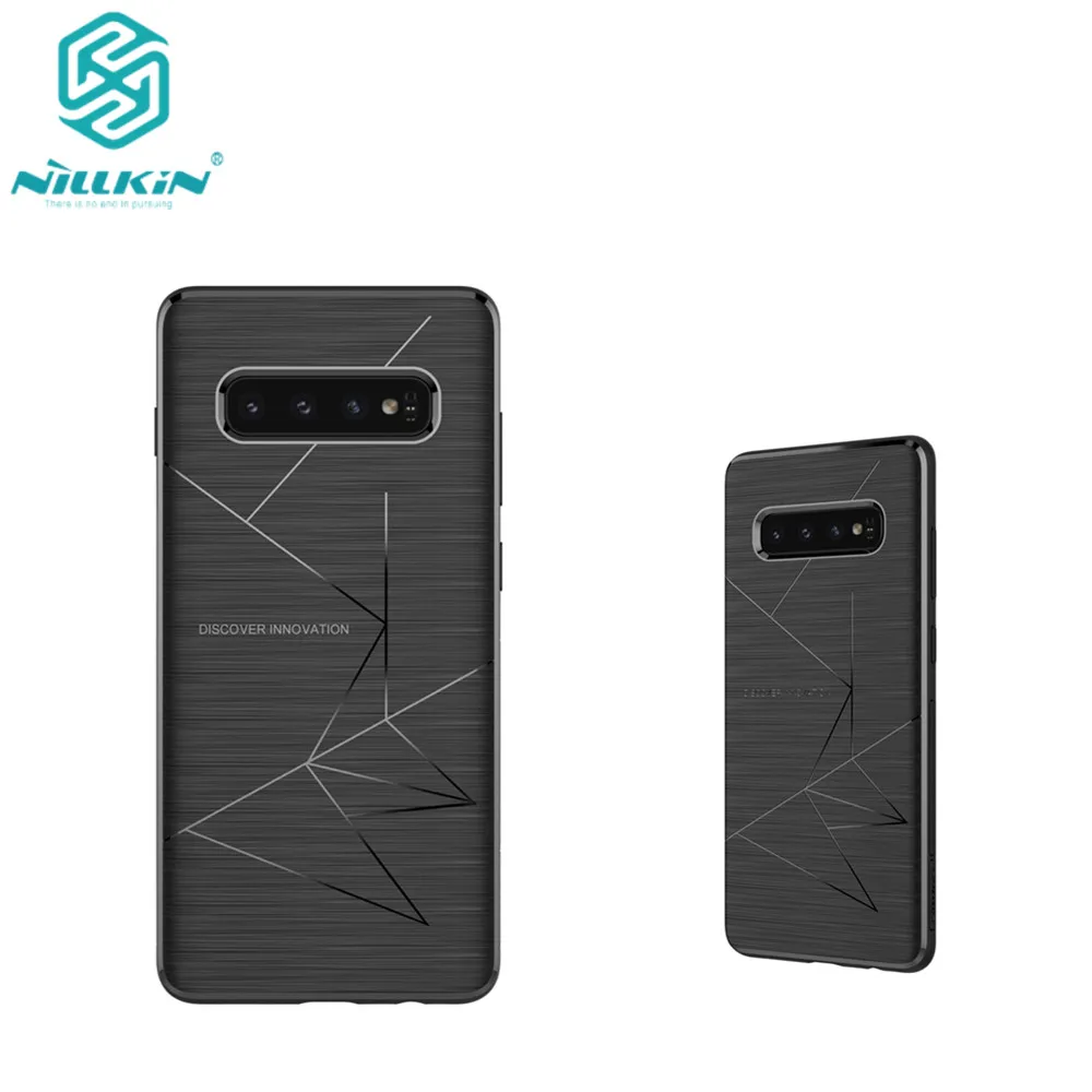 

NILLKIN Magic Case For Samsung Galaxy S10 Cover QI Wireless Charging Receiver Back Cover with Magnetic Car Holder for S10 plus
