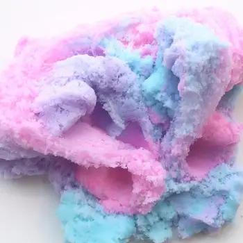 

60ML Slime Fluffy Supplies Fruit Clay Cloud Slime Modeling Rainbow Slime Toy For Kid Children Antistress Reliever Lizun Floame