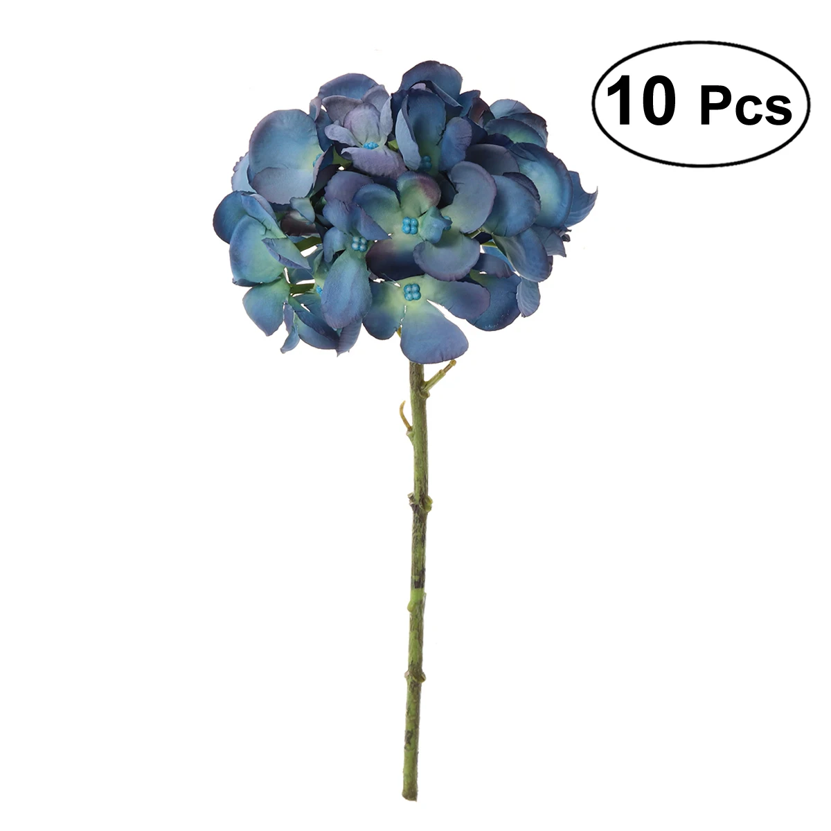 10 Pcs Flower Bunches Bouquet Artificial Silk Single Stem Fake Plants