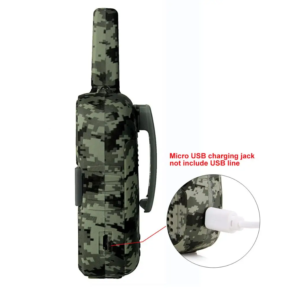 2pcs Retevis RT33 Camouflage Walkie Talkie 8CH 0 5W PMR446MHz Scan VOX Call Tone CTCSS DCS 4