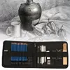 32Pcs Professional Drawing Artist Kit Pencils Sketch Charcoal Art Craft With Car 3