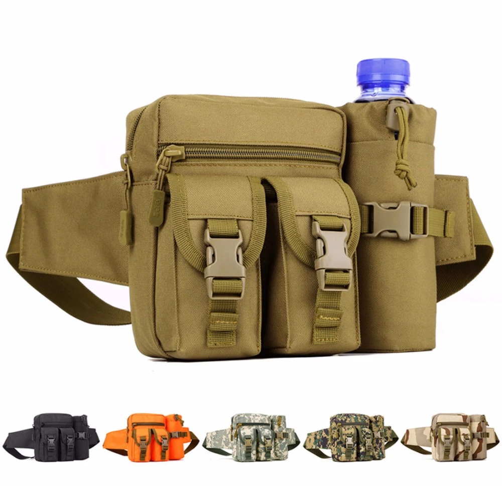 Outdoor Men Tactical Military Travel Hiking Water Bottle Fanny Pack Waist Bag H Outdoor Men Tactical Military Travel Hiking Water Bottle Fanny Pack Waist Bag H