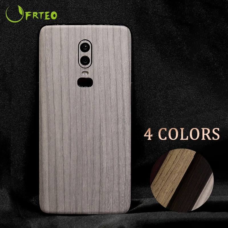 

4 Colors Vintage Wood Veins Phone Sticker Back Skin For OnePlus 6 6T Luxury Durable Paster Stickers Cover For One Plus 6T 6 Film