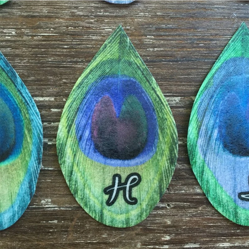 peacock wafer paper 1