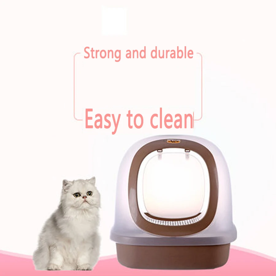 

Large Safe Durable Fully Enclosed Cat Sand Basin High Quality Safe Geschikt Cat Sand Basin Store Cats Tool Pets Product 90Z1931