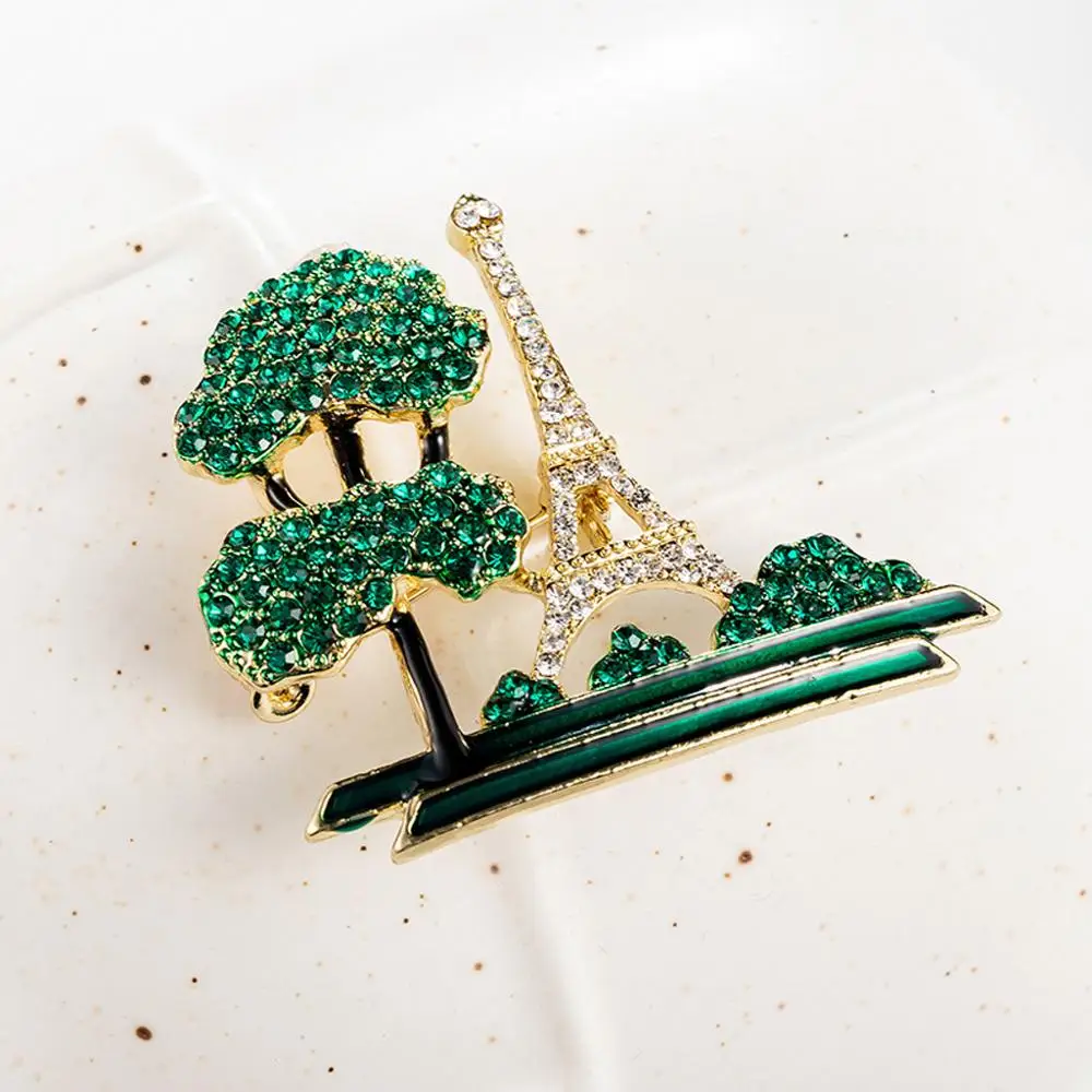 

New Silk Scarf Buckle Pin Dual-use Leaf Brooch Vintage Inlaid Opal