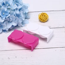 Набор для смешивания акриловых жидких и акриловых порошковых пластмассовых инструментов для дизайна ногтей с двумя губами, 1 шт