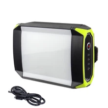 USB Перезаряжаемый светодиодный фонарь для кемпинга, 6000 мА/ч, внешний аккумулятор, водонепроницаемый, супер яркий, портативный фонарь s, лампа для кемпинга, светильник для палатки