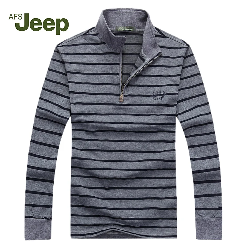 2016 Brand New AFS JEEP Men's sweater zipper long sleeve