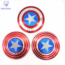 Ручная вертушка Капитан Америка EDC сторонний Спиннер игрушки металлический фиджет Спиннер ADHD взрослые дети Дети Educationa игрушки "Сделай своими руками"