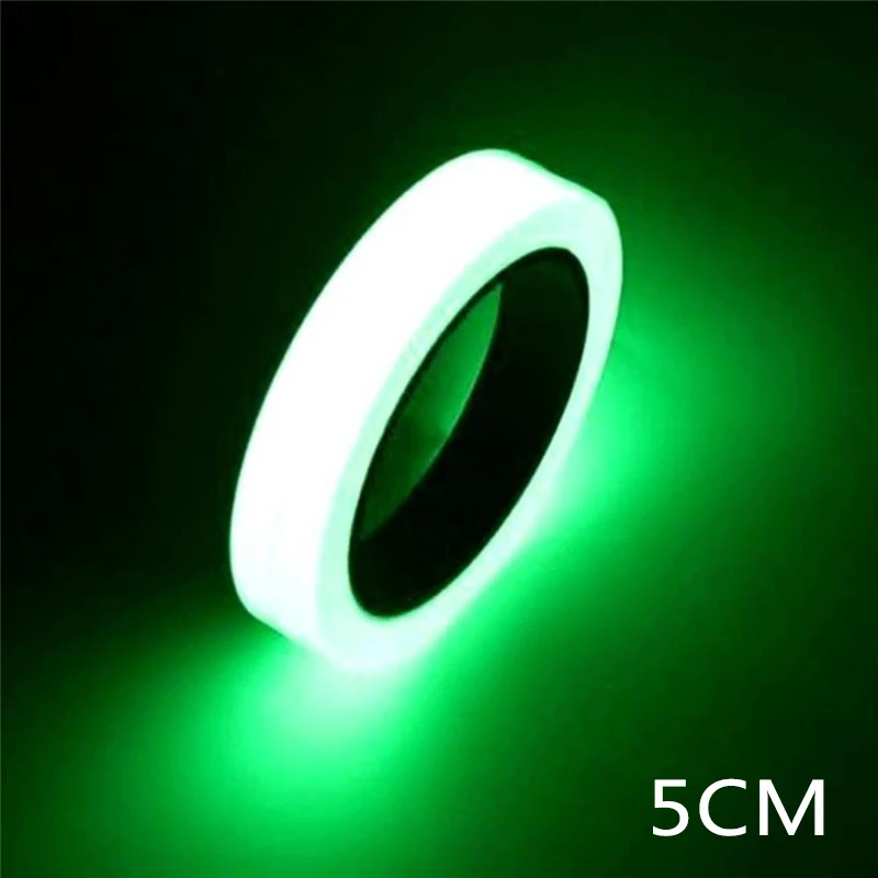 

4 sizes Film Sticker Durable Luminous Tape Self-adhesive Glow In Dark Home PVC 1-5cm 1 Roll Safety Stair Decor