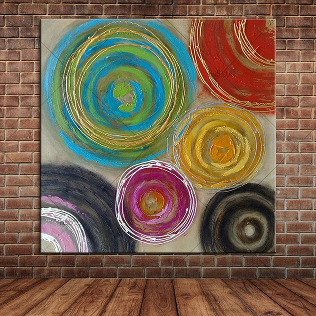Large-Handpainted-Abstract-Modern-Colorful-Spot-Circles-Oil-Painting-On-Canvas-Hand-Made-Painting-For-Living.jpg_640x640 (1)