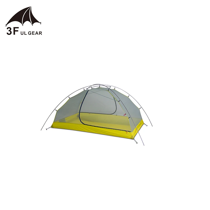 3F UL GEAR Tai Chi 2 Сверхлегкая палатка для 2 человек 3-4 сезонная палатка 15D нейлоновая тканевая двухслойная водонепроницаемая палатка