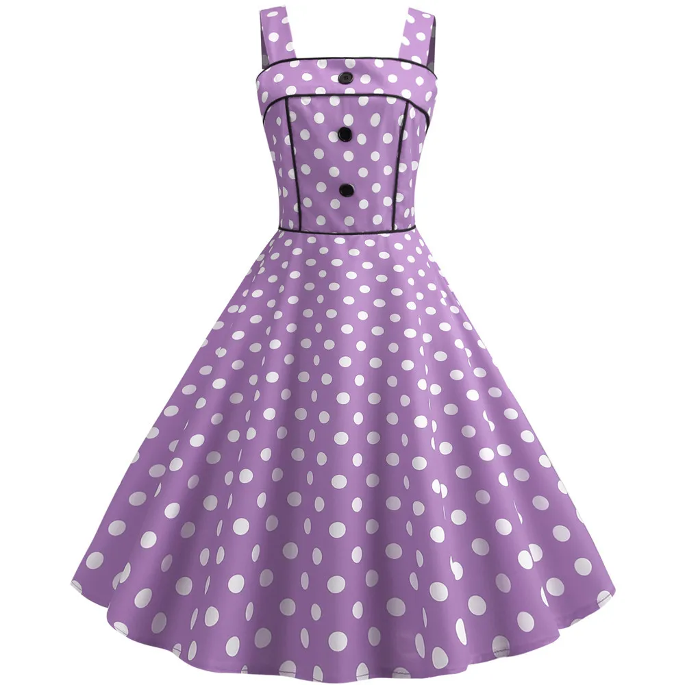 Винтажное платье с вишневым принтом, лето, без рукавов, стильное, большое, свободное, 1950s 60 s, платье в стиле рокабилли, большое, свободное, Pinup Vestido - Цвет: JY13690
