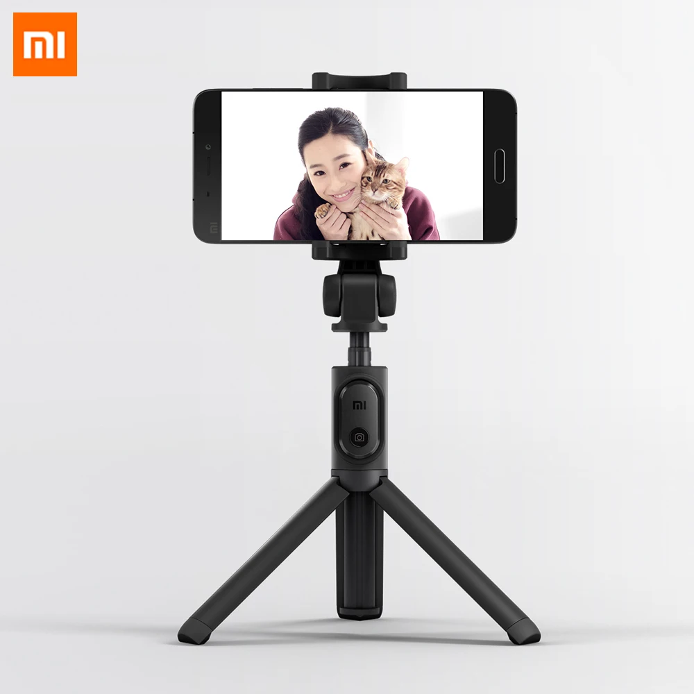 Оригинальный складной штатив Xiaomi монопод Bluetooth селфи палка с беспроводным