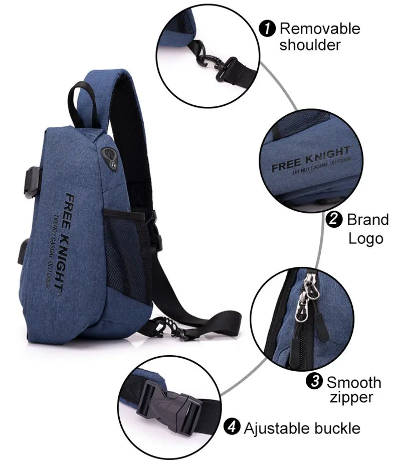Bolsa de Peito Escolar dos Homens Marca Ginásio Fitness Esportes Mochilas Mochila Acampamento Caminhadas Bolsas Bolsa Ombro Sling Waterroof Sac Xa496wa 14 High Quality Esporte e Lazer