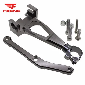 

CNC Finished Aluminum Motorcycles Steering Stabilize Damper Bracket Mount Holder Support For Yamaha MT-09 MT09 MT 09 2013-2017