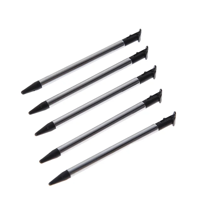 5Pcs/Set Portable Game Touch Pen Retractable 2 in 1 Mini Metal Stylus Touch Screen Pen For New Nintendo 3DS LL/XL Console 5Pcs/Set Portable Game Touch Pen Retractable 2 in 1 Mini Metal Stylus Touch Screen Pen For New Nintendo 3DS LL/XL Console