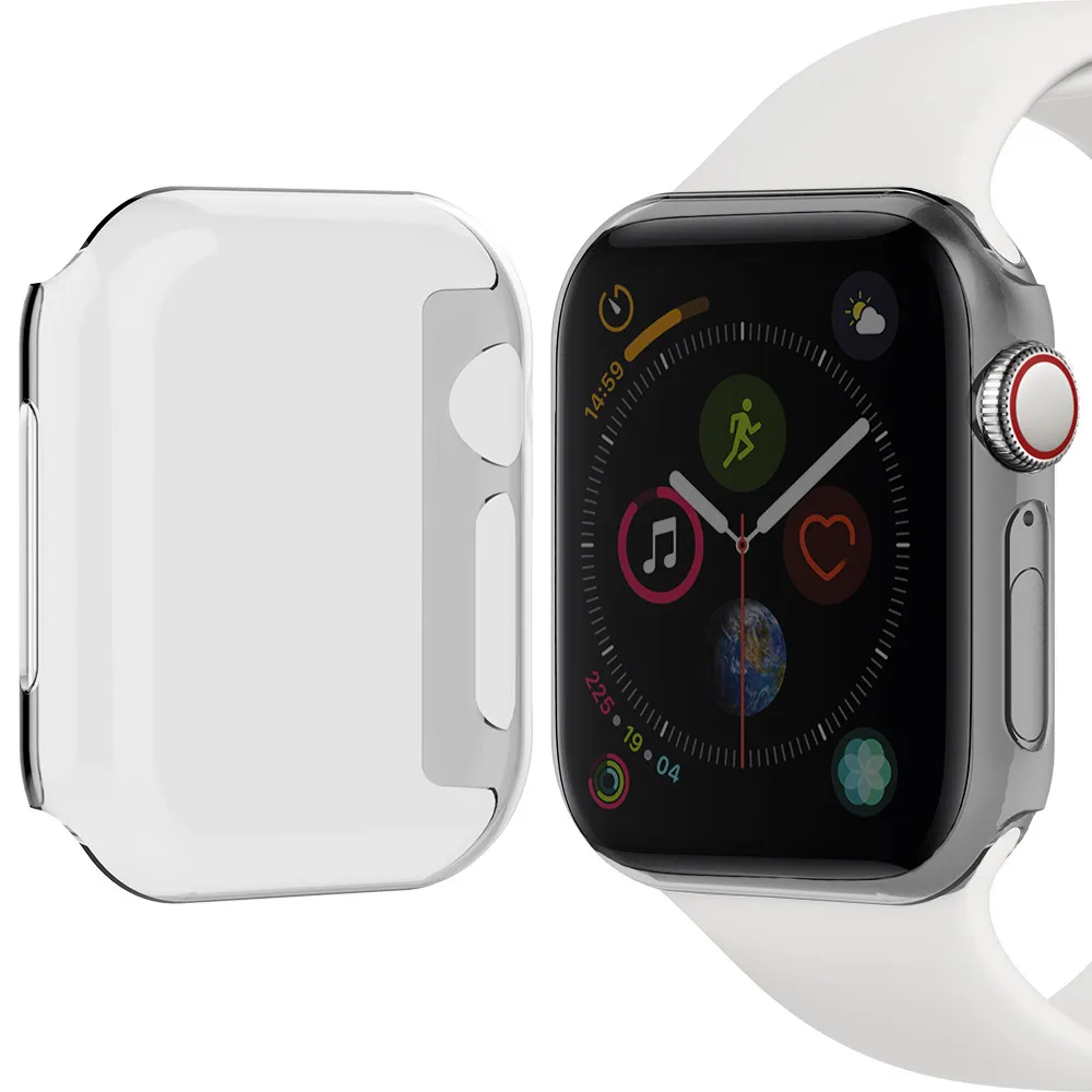 OSRUI Watch PC Frame защитный чехол для Apple band 44 мм 40 iwatch series 4 цветной с покрытием замена