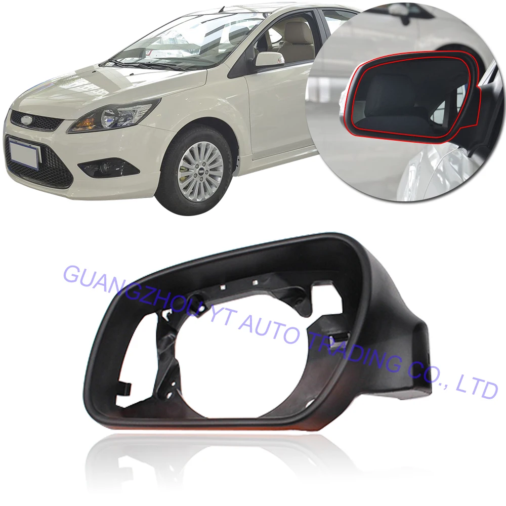 CAPQX для Ford Focus MK3 2007-2011 внешнее зеркало заднего вида стеклянная рамка Крышка объектива зеркало заднего вида корпус заднего вида